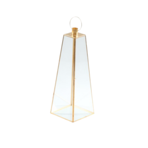 Lanterne verre – Modèle pyramide