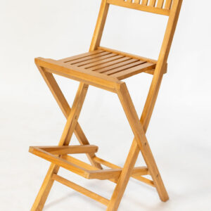 Chaise de bar bois exotique