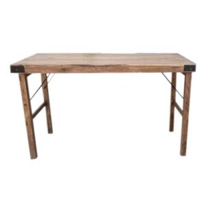 Table haute en bois