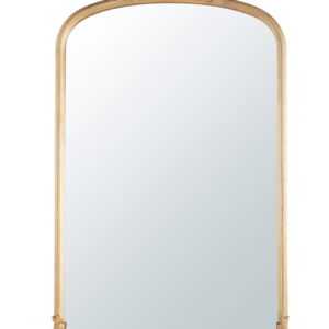 Grand miroir rectangulaire doré effet vieilli – 119 x 194 cm
