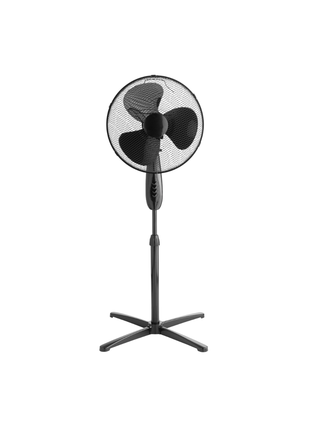 Ventilateur sur pied noir