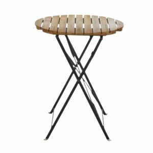 Guéridon latté bois