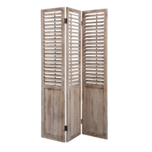 Paravent en bois vieilli