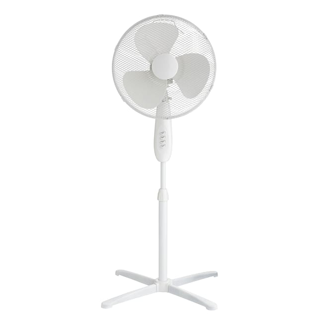 Ventilateur sur pied Blanc
