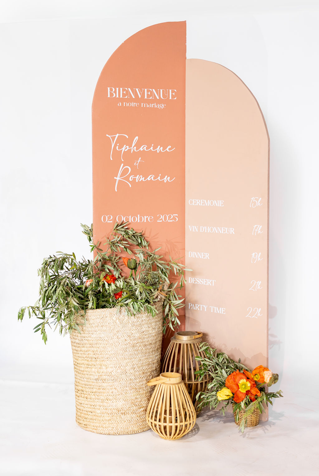 Panneau de Bienvenue & déroulé
