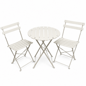 Salon de jardin Square Blanc